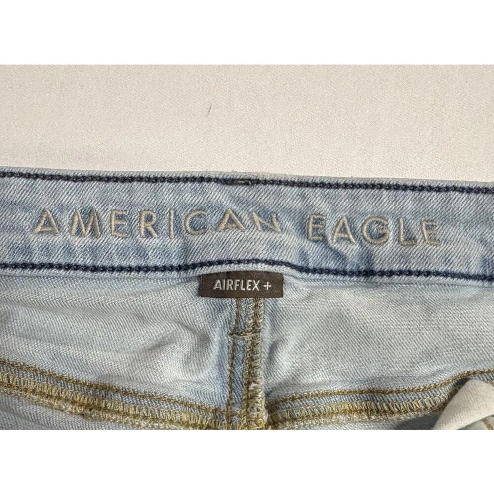 American Eagle Jeans Men’s 32X34 Airflex+ Athletic Straight Blue Light Wash - Picture 7 of 16